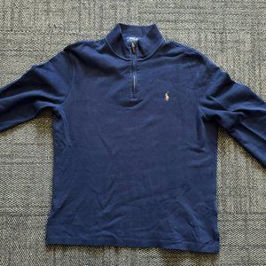 Ralph Lauren Quarter Zip Navy Medium